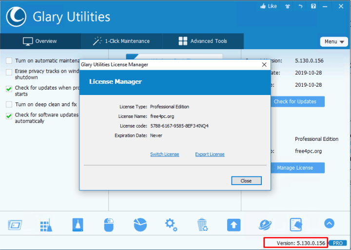 Glary Utilities Pro 5.191.0.220 Crack + Serial Key Free Download 2022